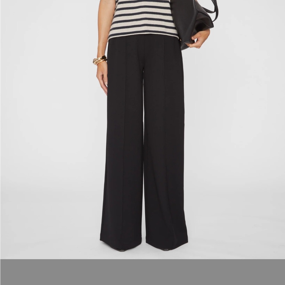 NWT DEREK LAM 10 Crosby Tempest Wide Leg Trouser Pants/ Size 12/black